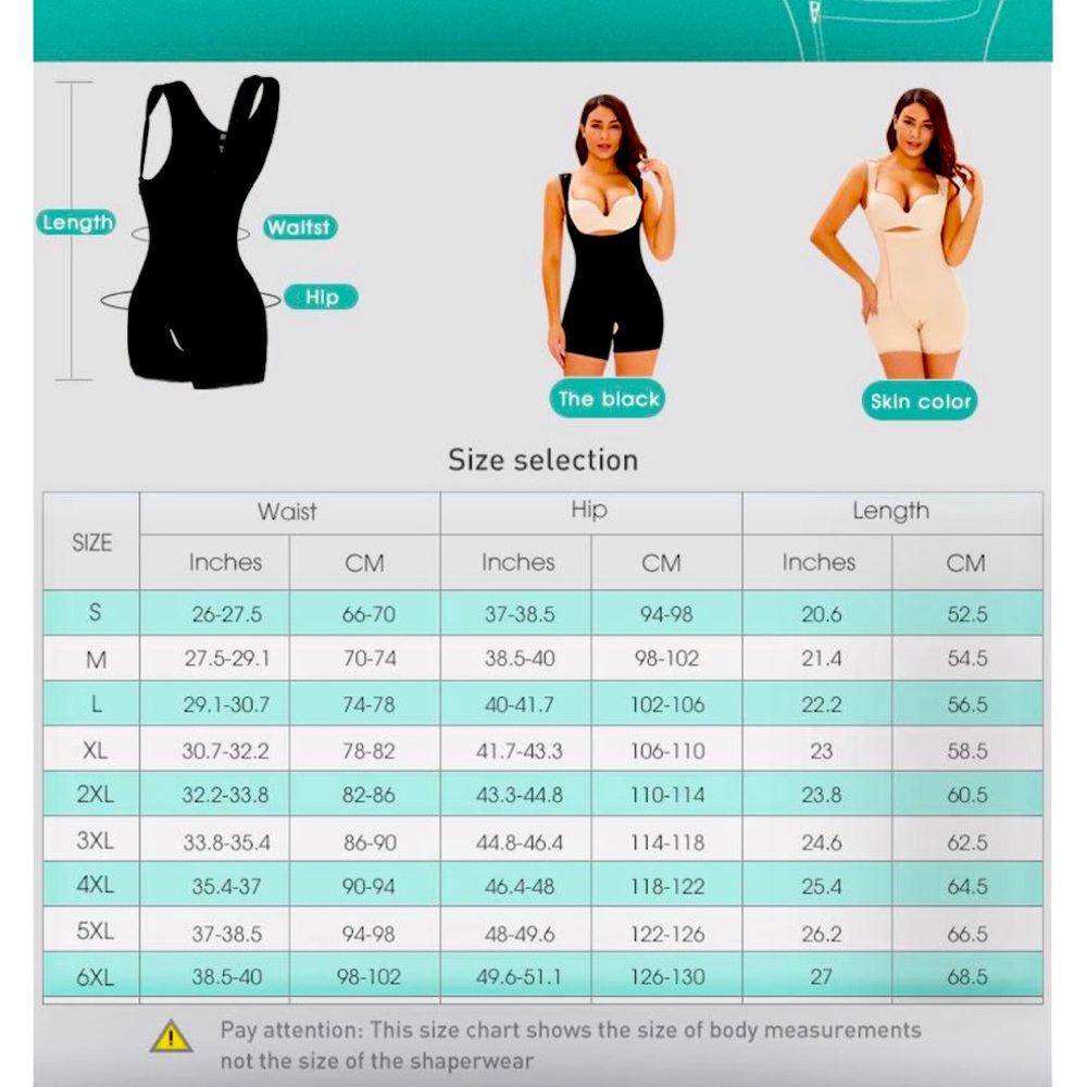 Black NWOT SHAPEWEAR BODY SHAPER FAJA BUTT LIFT